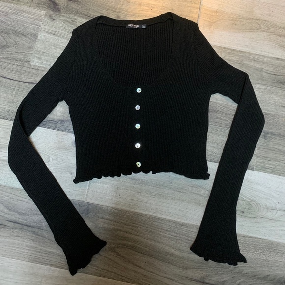 NWOT Never worn NASTY GAL Crop Top, XS (0-2) - Picture 1 of 3